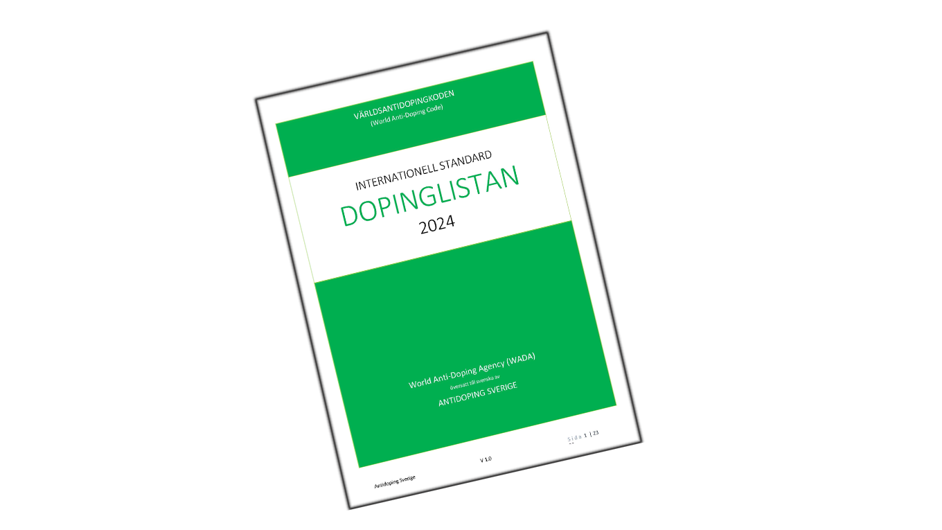 Toppbild Dopinglistan Swe 2024